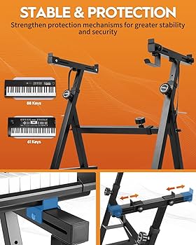 Amazon | STRICH キーボードスタンド Z型 ステージ スタジオ